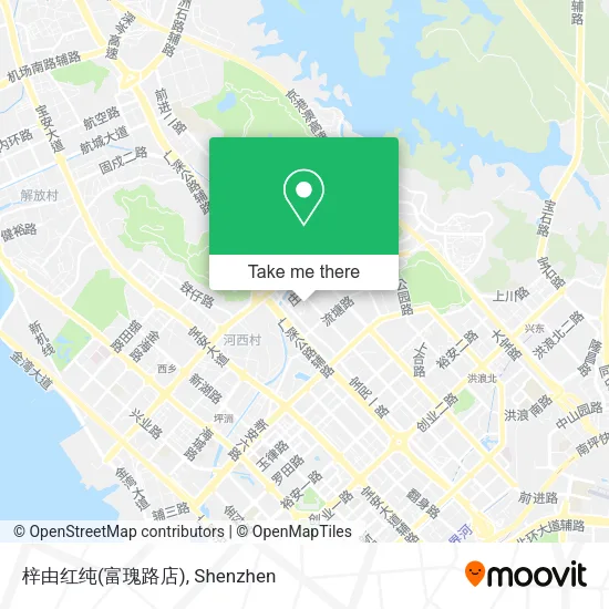 梓由红纯(富瑰路店) map
