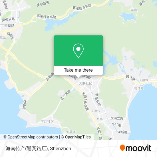 海南特产(迎宾路店) map