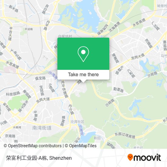 荣富利工业园-A栋 map