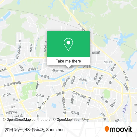 罗田综合小区-停车场 map