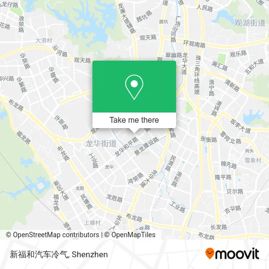 新福和汽车冷气 map