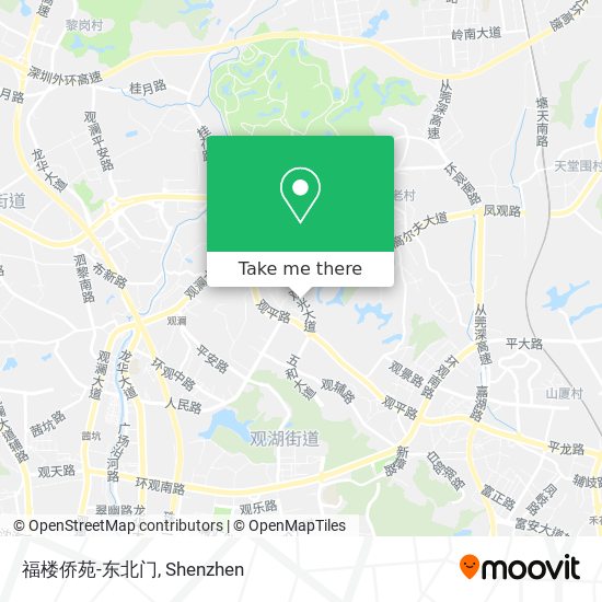 福楼侨苑-东北门 map