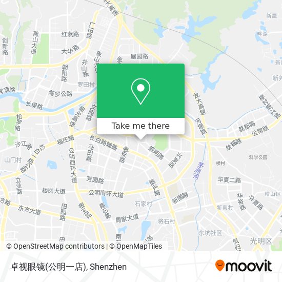 卓视眼镜(公明一店) map