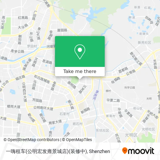 一嗨租车(公明宏发雍景城店)(装修中) map