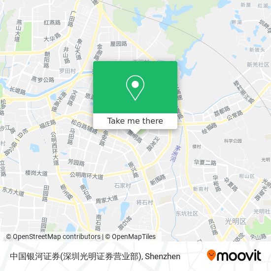 中国银河证券(深圳光明证券营业部) map