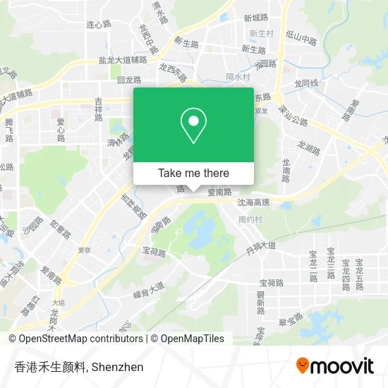 香港禾生颜料 map