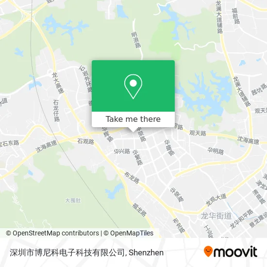 深圳市博尼科电子科技有限公司 map