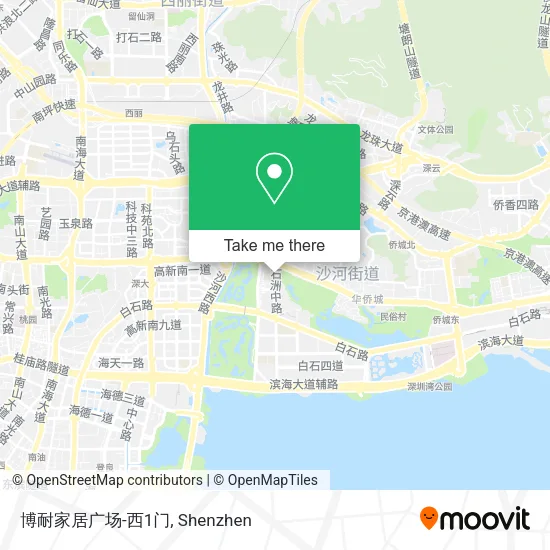 博耐家居广场-西1门 map