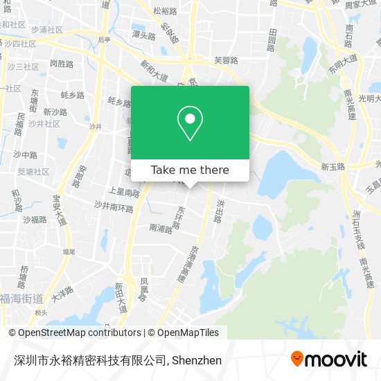 深圳市永裕精密科技有限公司 map