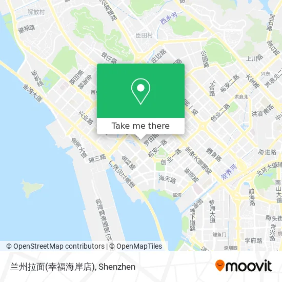 兰州拉面(幸福海岸店) map