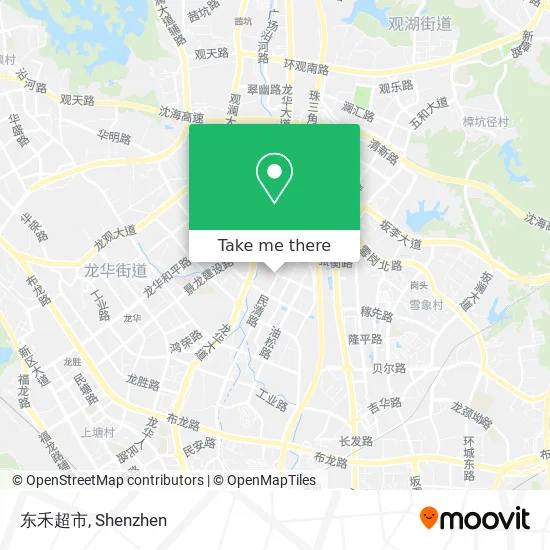 东禾超市 map