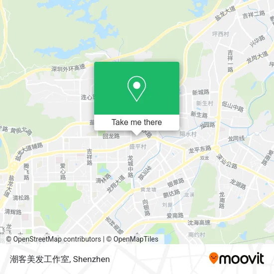 潮客美发工作室 map