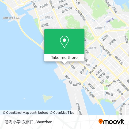 碧海小学-东南门 map