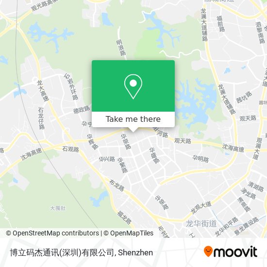 博立码杰通讯(深圳)有限公司 map