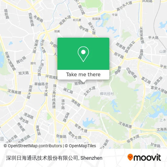 深圳日海通讯技术股份有限公司 map