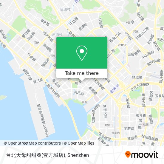 台北天母甜甜圈(壹方城店) map