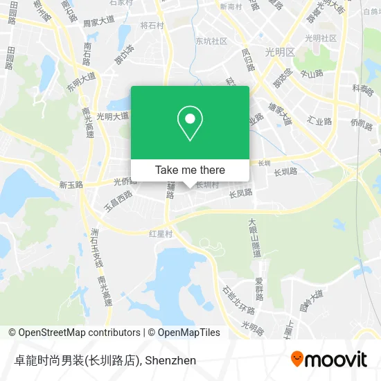 卓龍时尚男装(长圳路店) map