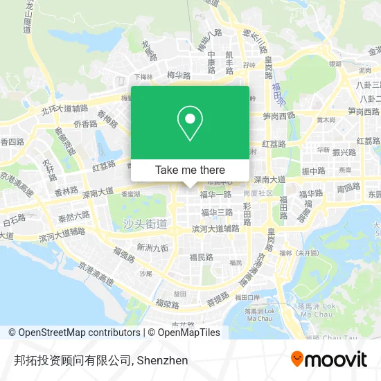 邦拓投资顾问有限公司 map