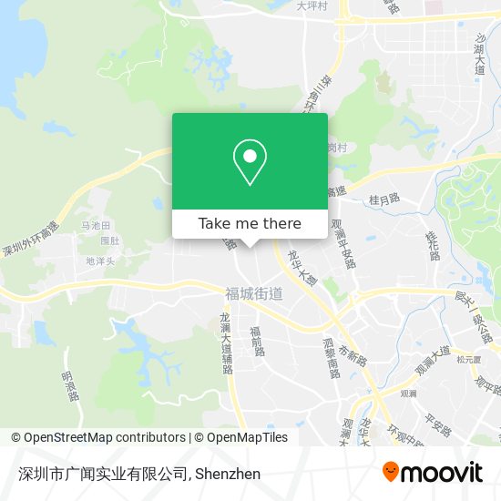 深圳市广闻实业有限公司 map