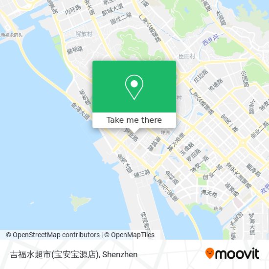 吉福水超市(宝安宝源店) map