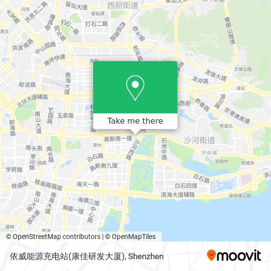 依威能源充电站(康佳研发大厦) map