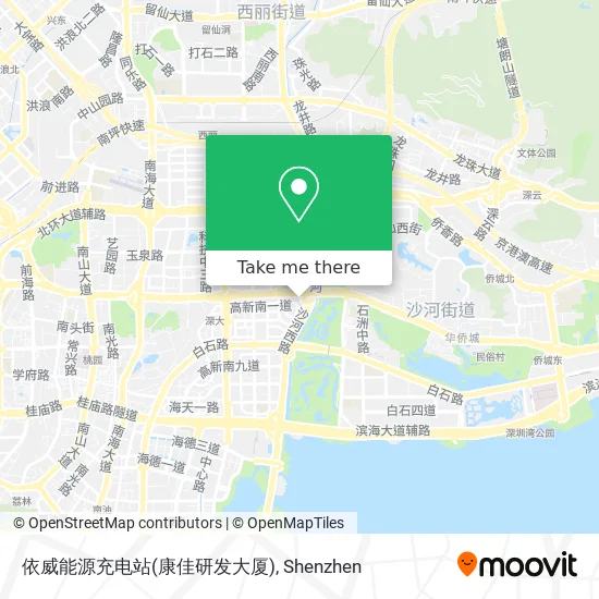 依威能源充电站(康佳研发大厦) map