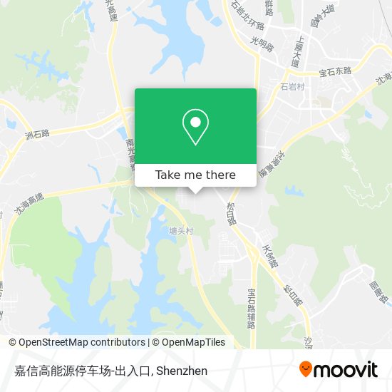 嘉信高能源停车场-出入口 map