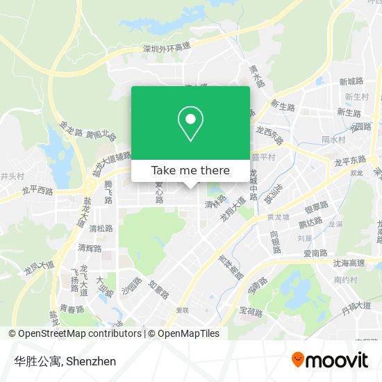 华胜公寓 map