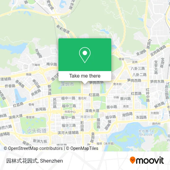 园林式花园式 map