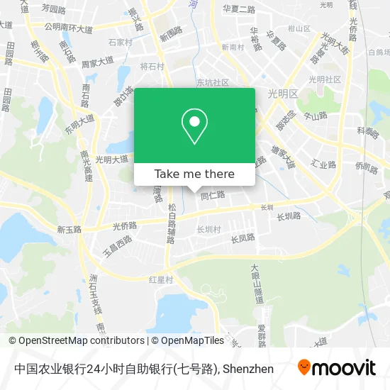 中国农业银行24小时自助银行(七号路) map