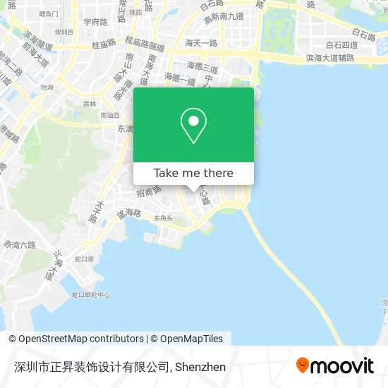 深圳市正昇装饰设计有限公司 map