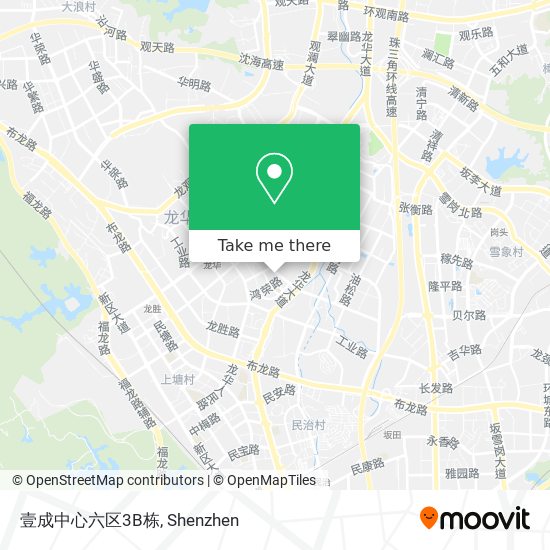 壹成中心六区3B栋 map