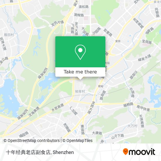 十年经典老店副食店 map