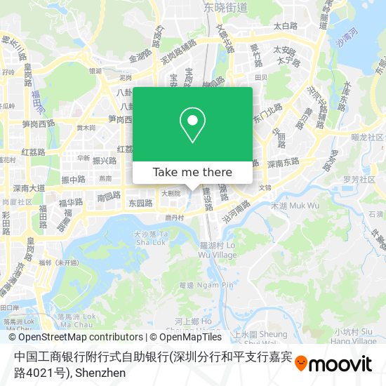 中国工商银行附行式自助银行(深圳分行和平支行嘉宾路4021号) map