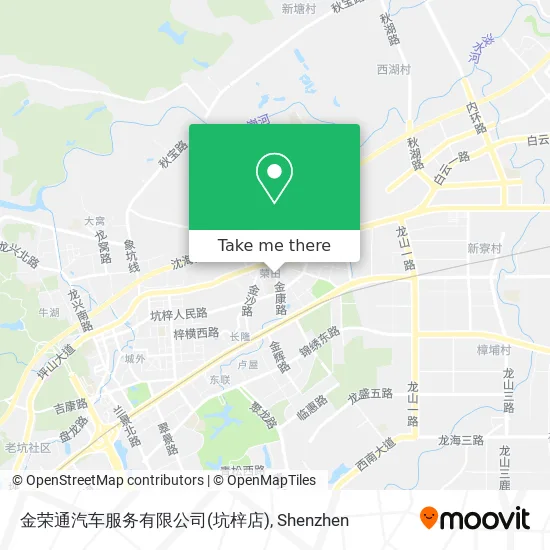 金荣通汽车服务有限公司(坑梓店) map