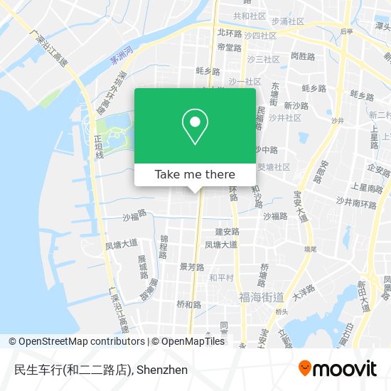 民生车行(和二二路店) map