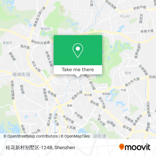 桂花新村别墅区-124B map