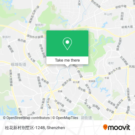 桂花新村别墅区-124B map