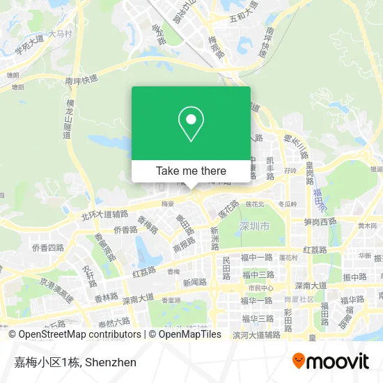 嘉梅小区1栋 map