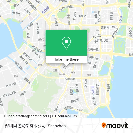 深圳同德光学有限公司 map
