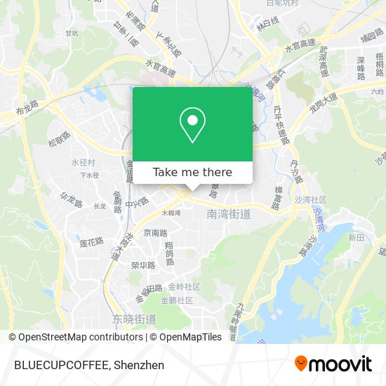 BLUECUPCOFFEE map