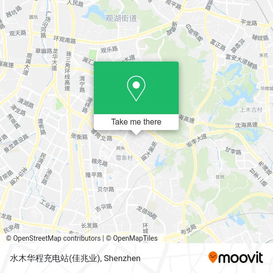 水木华程充电站(佳兆业) map