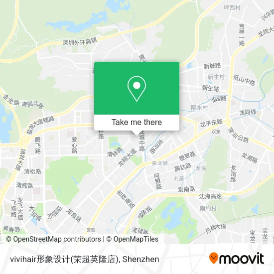 vivihair形象设计(荣超英隆店) map