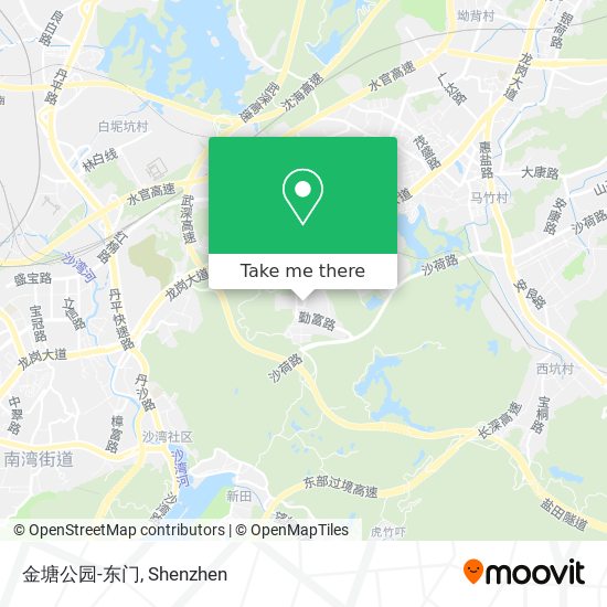 金塘公园-东门 map