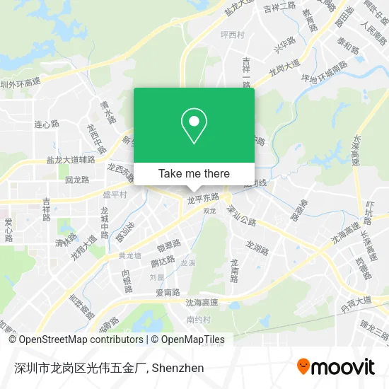 深圳市龙岗区光伟五金厂 map