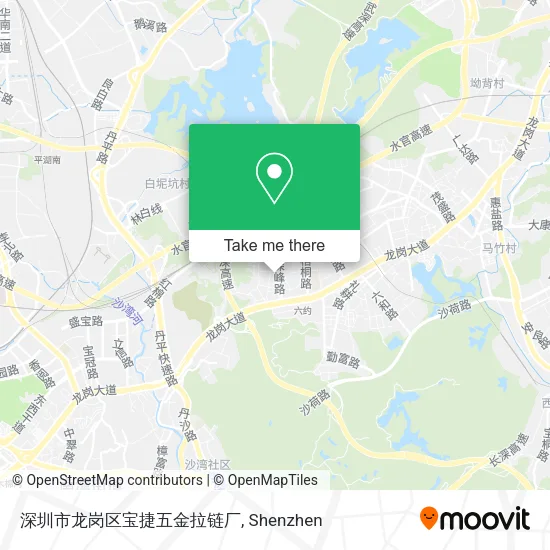 深圳市龙岗区宝捷五金拉链厂 map
