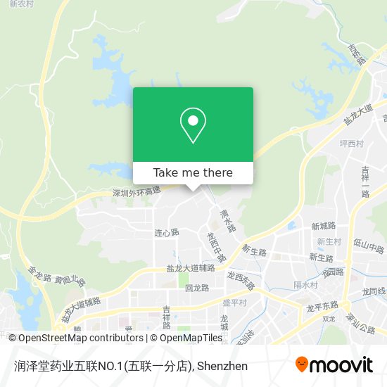 润泽堂药业五联NO.1(五联一分店) map