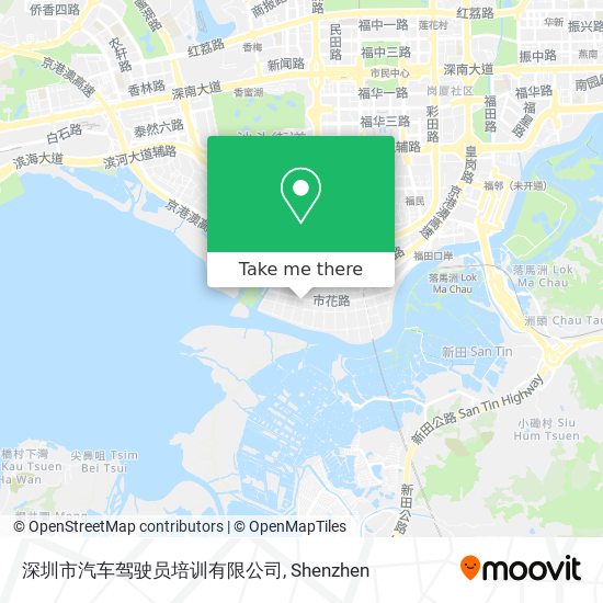 深圳市汽车驾驶员培训有限公司 map