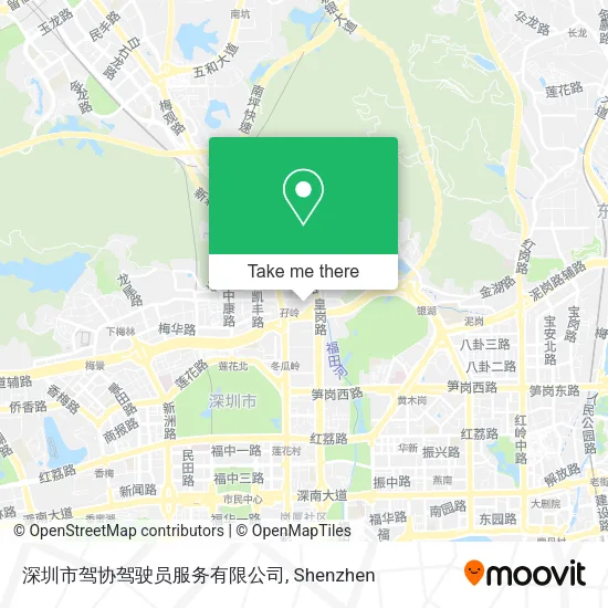 深圳市驾协驾驶员服务有限公司 map
