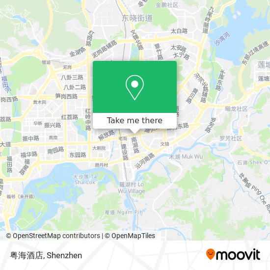 粤海酒店 map